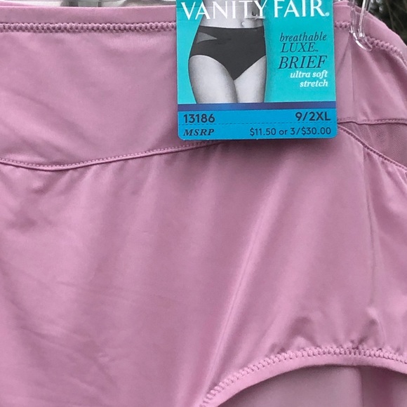 Vanity Fair 🆕 Breathable Luxe brief Size 9 2X - Picture 3 of 5